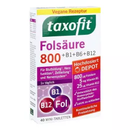 TAXOFIT Folijskābe 800 Depot tabletes, 40 gab