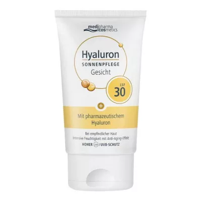 Hialuronskābes sauļošanās sejai LSF 30, 50 ml