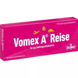 VOMEX A Reise 50 mg sublingvālās tabletes, 10 gab
