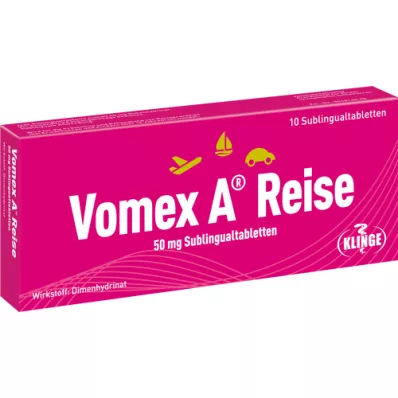 VOMEX A Reise 50 mg sublingvālās tabletes, 10 gab