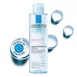 ROCHE-POSAY Micelārais attīrošais šķidrums reaktīvai ādai, 400 ml
