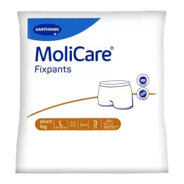MOLICARE Fixpants īsās bikses L izmērs, 3 gab