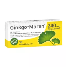 Ginkgo-Maren 240 mg apvalkotās tabletes, 30 gab