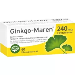 GINKGO-MAREN 240 mg apvalkotās tabletes, 60 gab