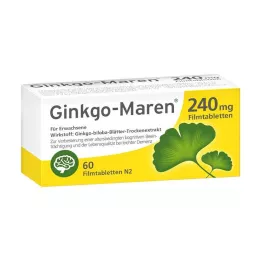 Ginkgo-Maren 240 mg apvalkotās tabletes, 60 gab