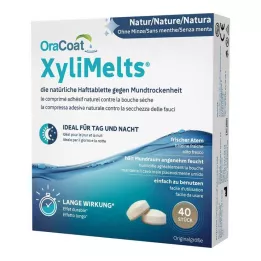 ORACOAT XyliMelts līmes tabletes bez piparmētras, 40 gab