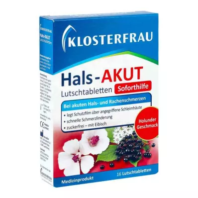 Klosterfrau rīkles akūtās pastilas (16 gab.) Klosterfrau rīkles akūtās pastilas (16 gab.)