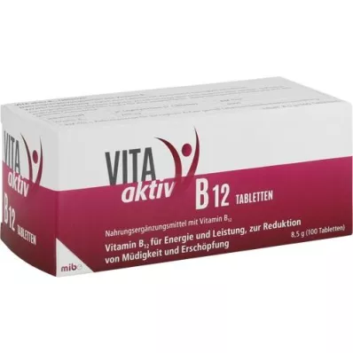 VITA AKTIV B12 tabletes, 100 kapsulas