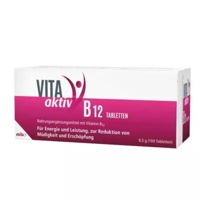 Vita Active B12 tabletes, 100 gab Vita Active B12 tabletes, 100 gab