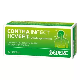 CONTRAINFECT Hevert aukstuma tabletes, 40 gab