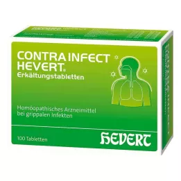 CONTRAINFECT Hevert aukstuma tabletes, 100 gab