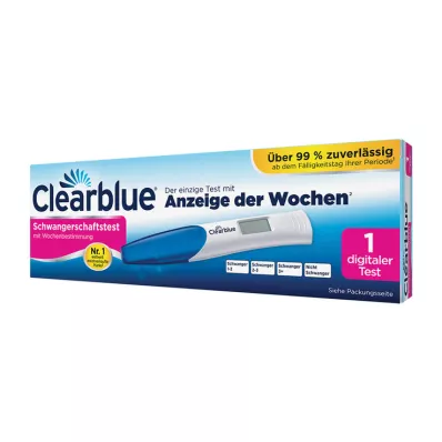 CLEARBLUE Grūtniecības tests ar nedēļas noteikšanu, 1 gab
