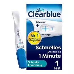 CLEARBLUE Grūtniecības ātrās noteikšanas tests, 1 gab