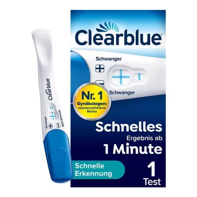 CLEARBLUE Grūtniecības ātrās noteikšanas tests, 1 gab