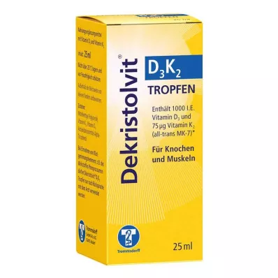 DEKRISTOLVIT D3K2 pilieni, 25 ml DEKRISTOLVIT D3K2 pilieni, 25 ml