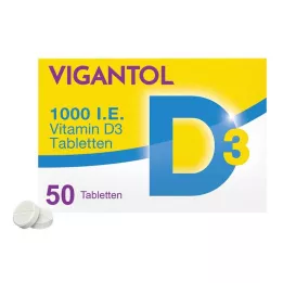 VIGANTOL 1000 I.U. D3 vitamīna tabletes, 50 gab