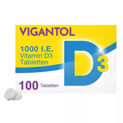 VIGANTOL 1000 I.U. D3 vitamīna tabletes, 100 gab VIGANTOL 1000 I.U. D3 vitamīna tabletes, 100 gab