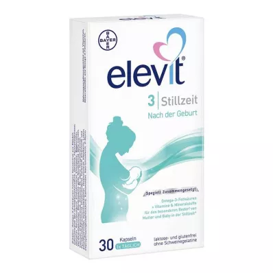 ELEVIT 3 laktācijas mīkstās kapsulas, 30 gab