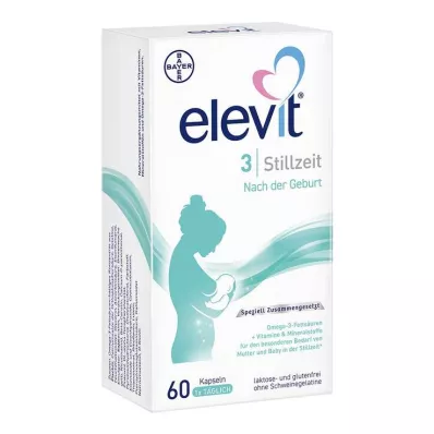 ELEVIT 3 laktācijas mīkstās kapsulas, 60 gab