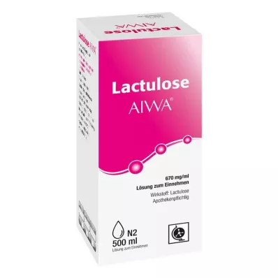 LACTULOSE AIWA 670 mg/ml perorālais šķīdums, 500 ml LACTULOSE AIWA 670 mg/ml perorālais šķīdums, 500 ml