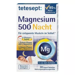 TETESEPT Magnijs 500 nakts tabletes, 30 kapsulas