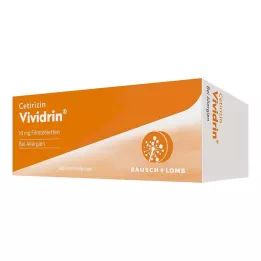 Cetirizine Vividrin® - ātras iedarbības alerģijas tabletes, 100 gab