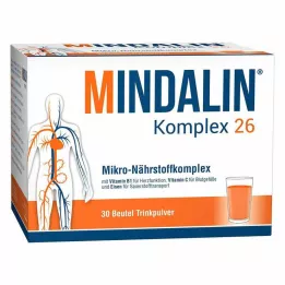 MINDALIN Complex 26 pulveris, 30 gab