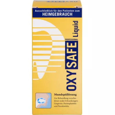 OXYSAFE Šķidrais Prof. mutes skalojamais līdzeklis zobārstu versijai, 250 ml