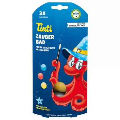 Tinti Magic vannas iepakojums ar 3 displeja bļodām, 3X40 g Tinti Magic vannas iepakojums ar 3 displeja bļodām, 3X40 g