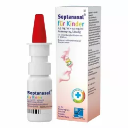 SEPTANASAL bērniem 0,5 mg/ml + 50 mg/ml deguna aerosola, 10 ml