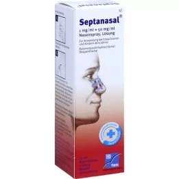 SEPTANASAL 1 mg/ml + 50 mg/ml deguna aerosola, 10 ml