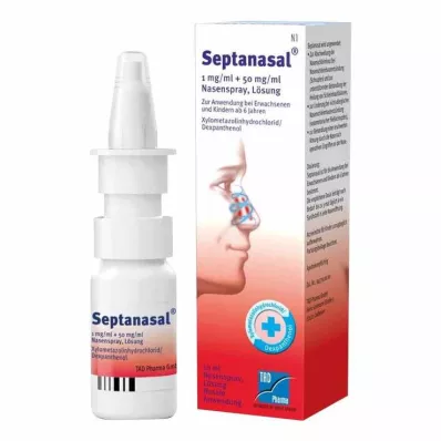 Septanasal® 1 mg/ml+50 mg/ml deguna aerosols, 10 ml Septanasal® 1 mg/ml+50 mg/ml deguna aerosols, 10 ml
