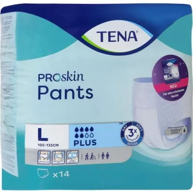 TENA PANTS plus L vienreizlietojamās bikses, 14 gab