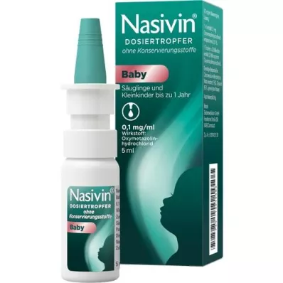 NASIVIN Dozēšanas pilinātājs o.Cons.Baby, 5 ml