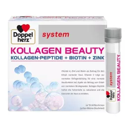 DOPPELHERZ Kolagēna Beauty sistēmas dzeramās pudeles, 30 gab