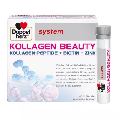 Doppelherz Collagen Beauty sistēmas dzeramās pudeles, 30 gab
