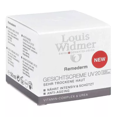 Widmer Remederm sejas krēms UV 20 bez smaržas (50 ml)