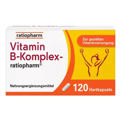 B vitamīnu kompleksa ratiopharm kapsulas, 120 gab B vitamīnu kompleksa ratiopharm kapsulas, 120 gab