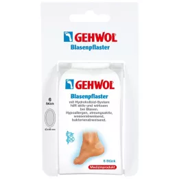 GEHWOL Pūšļu plāksteri lieli, 6 gab