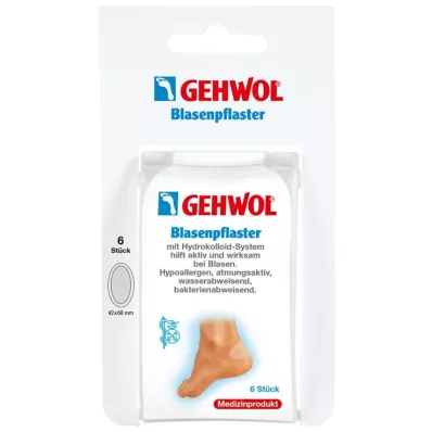 GEHWOL Pūšļu plāksteri lieli, 6 gab GEHWOL Pūšļu plāksteri lieli, 6 gab