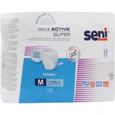 SENI Active Super inkontinences apakšbikses vienreizlietojamas M, 10 gab