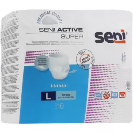 SENI Active Super inkontinences apakšbikses vienreizlietojamas L, 10 gab