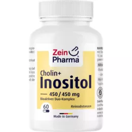 CHOLIN-INOSITOL 450/450 mg veg. kapsulās, 60 gab
