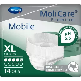 MOLICARE Premium Mobile 5 pilieni XL izmēra, 14 gab