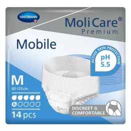 MOLICARE Premium Mobile 6 pilieni M izmērs, 14 gab