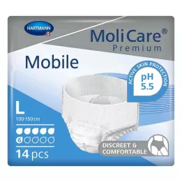 MOLICARE Premium Mobile 6 pilieni, L izmērs, 14 gab