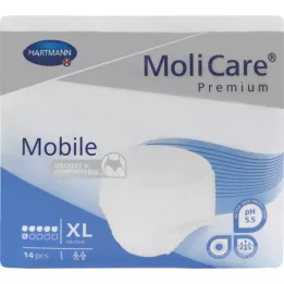 MOLICARE Premium Mobile 6 pilieni XL izmēra, 14 gab