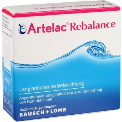 ARTELAC Rebalance acu pilieni, 3X10 ml
