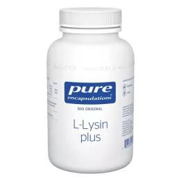 PURE ENCAPSULATIONS L-lizīns plus kapsulas, 90 kapsulas