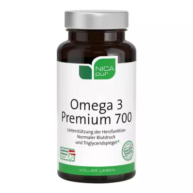 NICAPUR Omega-3 Premium 700 kapsulas, 60 kapsulas